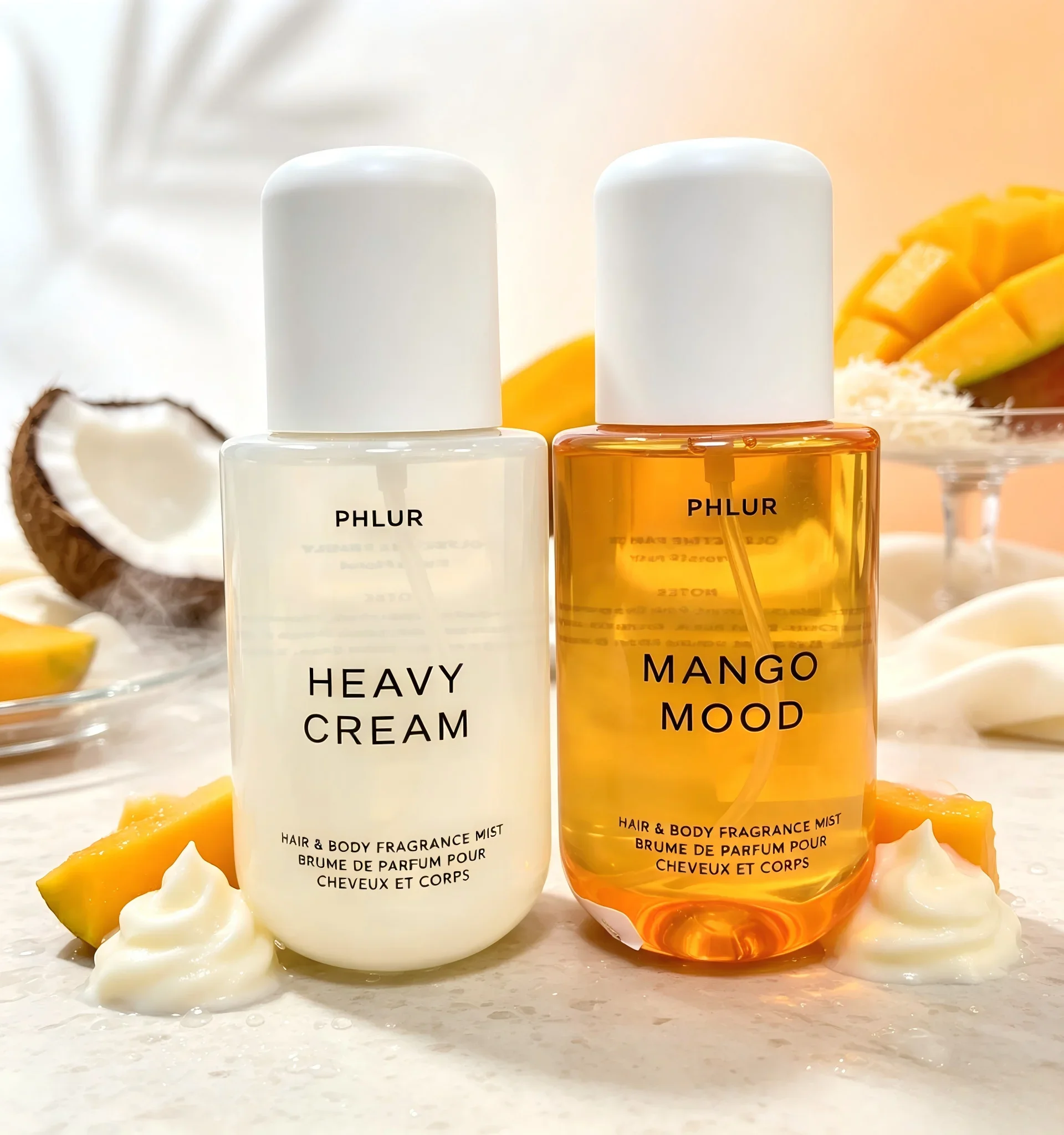 Phlur Heavy Cream + Mango Mood - Perfume Fragrance Hair Spray 评论和价格