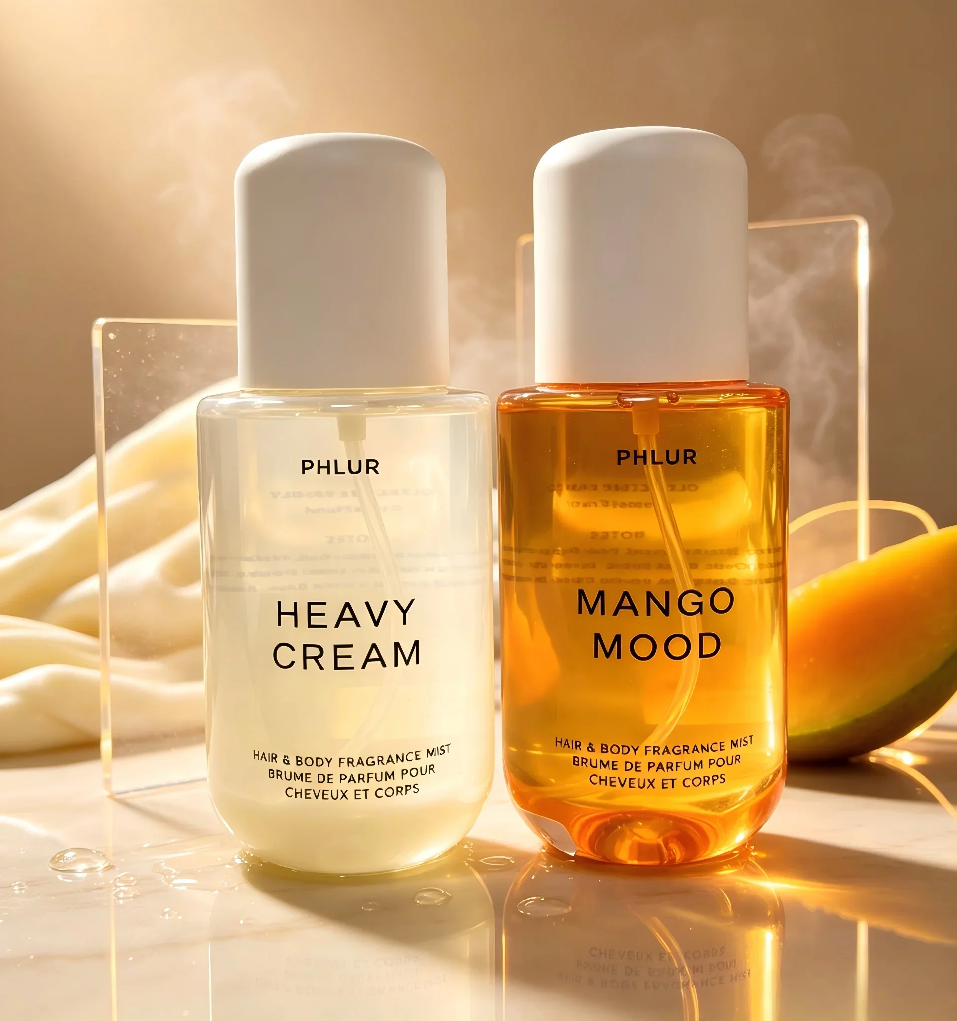 Phlur Heavy Cream + Mango Mood - Perfume Fragrance Hair Spray 评论和价格