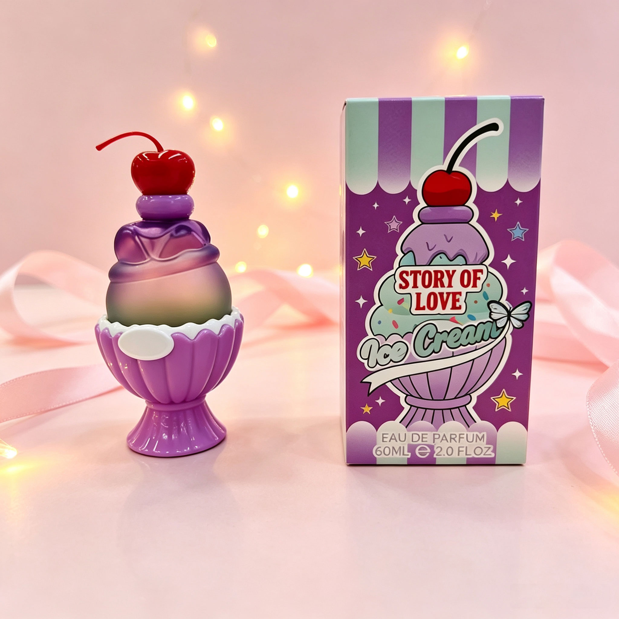 Cute Ice Cream Shaped Eau De P - Perfume Fragrance For Women 评论和价格