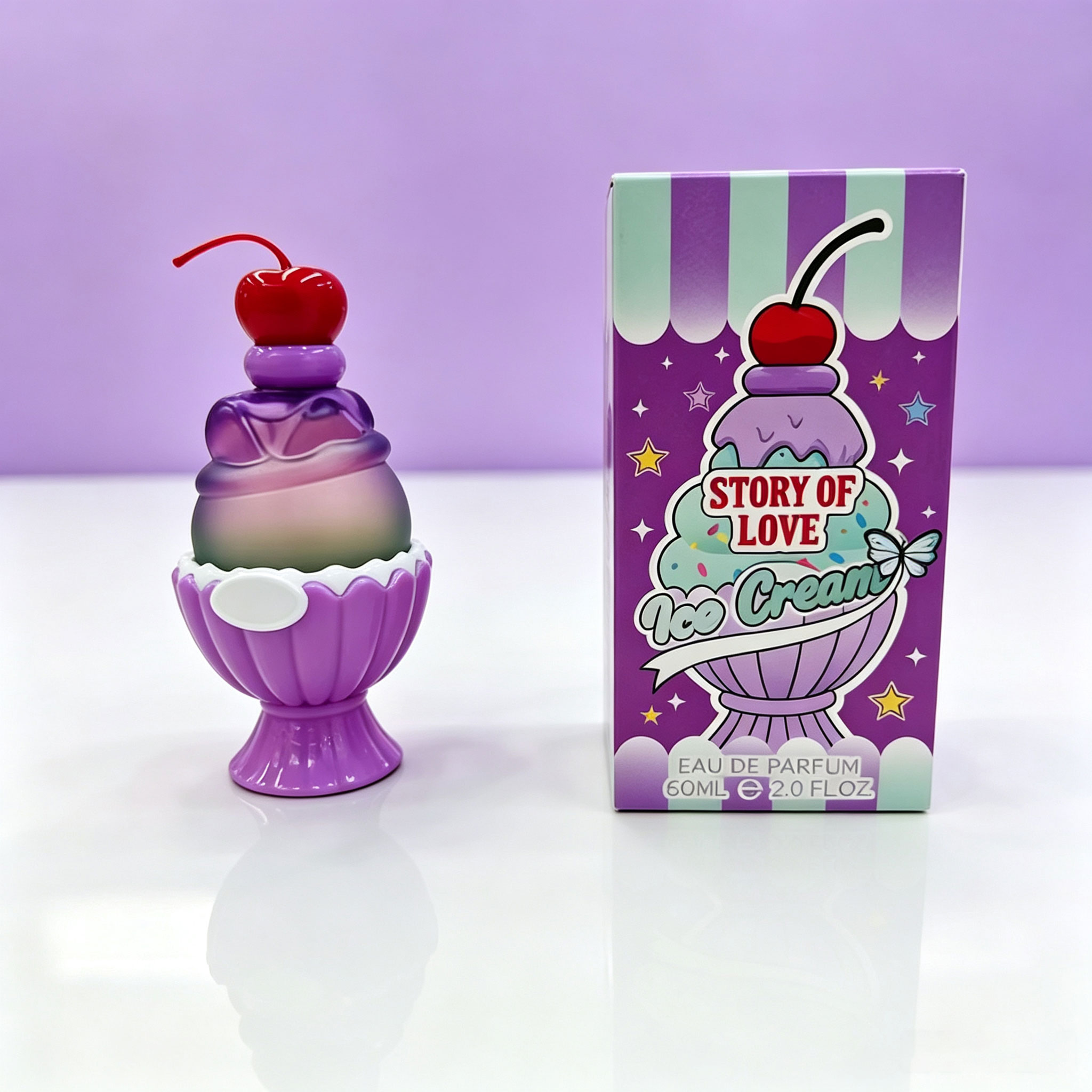 Cute Ice Cream Shaped Eau De P - Perfume Fragrance For Women 评论和价格