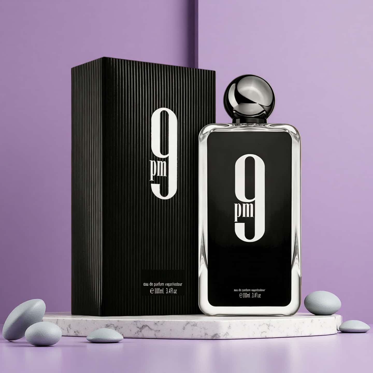 100ML Afnan 9 PM Rebel Unisex  - Pure Perfume Fragrance 评论和价格
