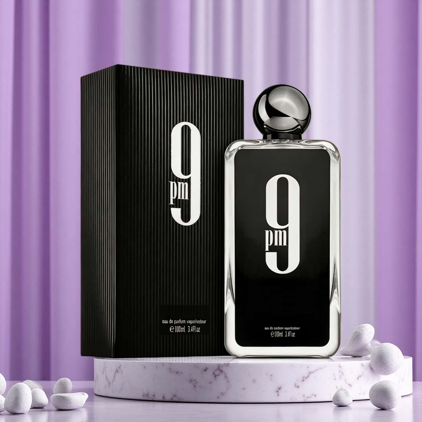 100ML Afnan 9 PM Rebel Unisex  - Pure Perfume Fragrance 评论和价格